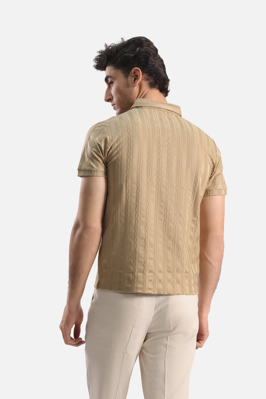 Relaxed Zipper Polo