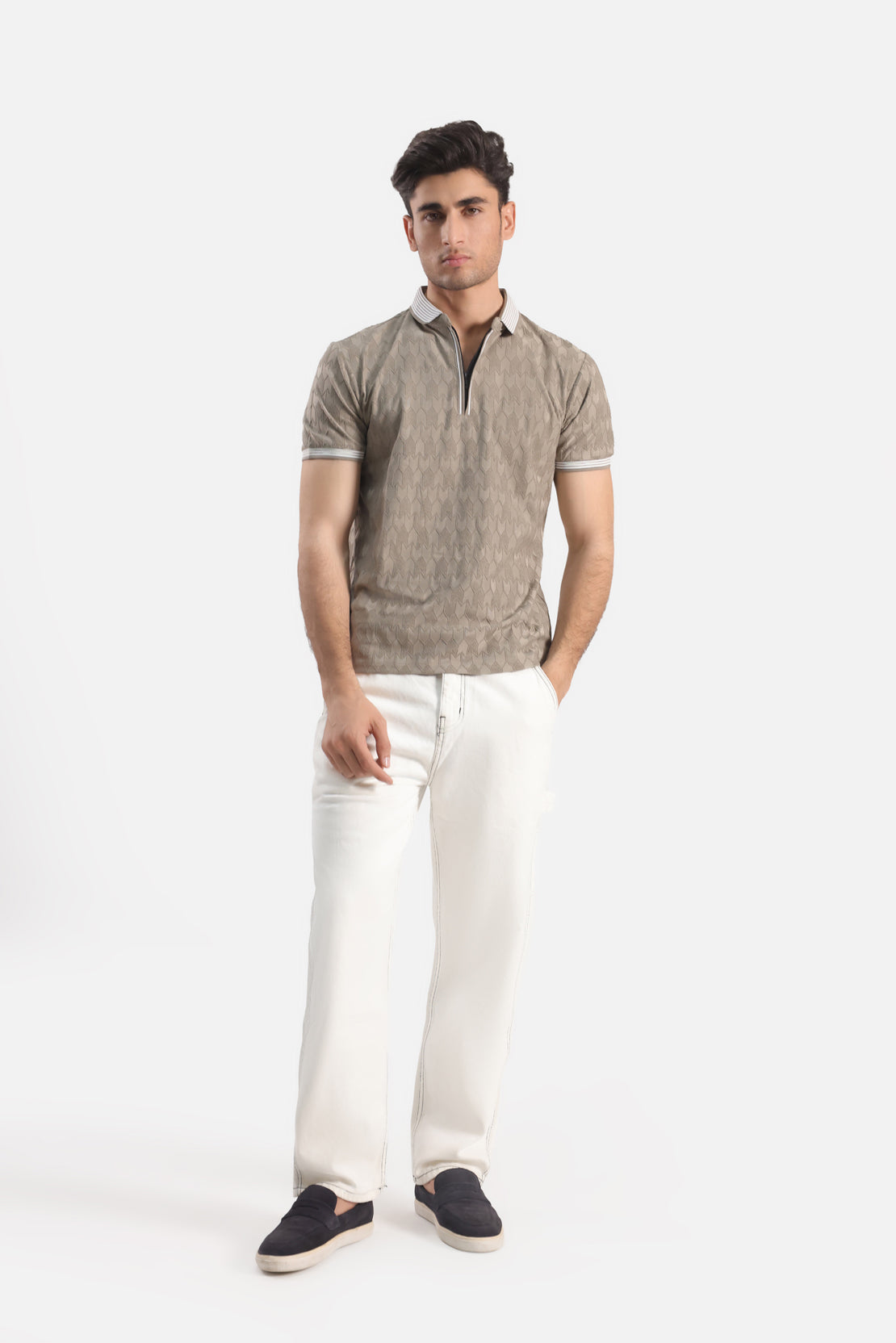 Knitted Polo Shirt