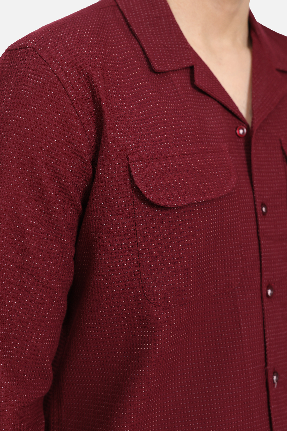 SHIRT WITH CAMP COLLAR