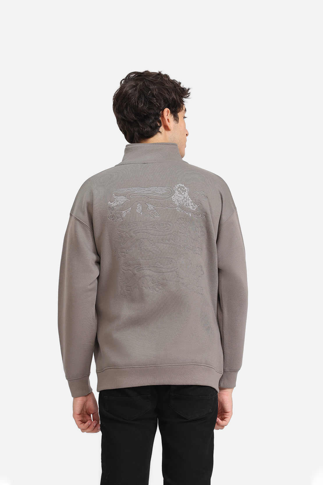 RELAXED MOCKNECK PULL-OVER