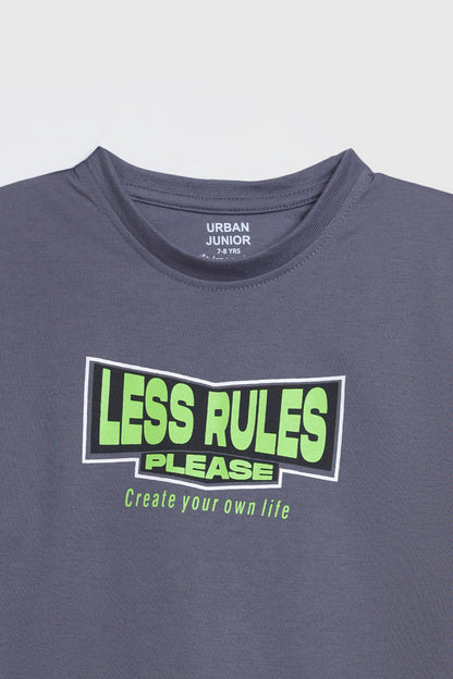 SLOGAN PRINT T-SHIRT