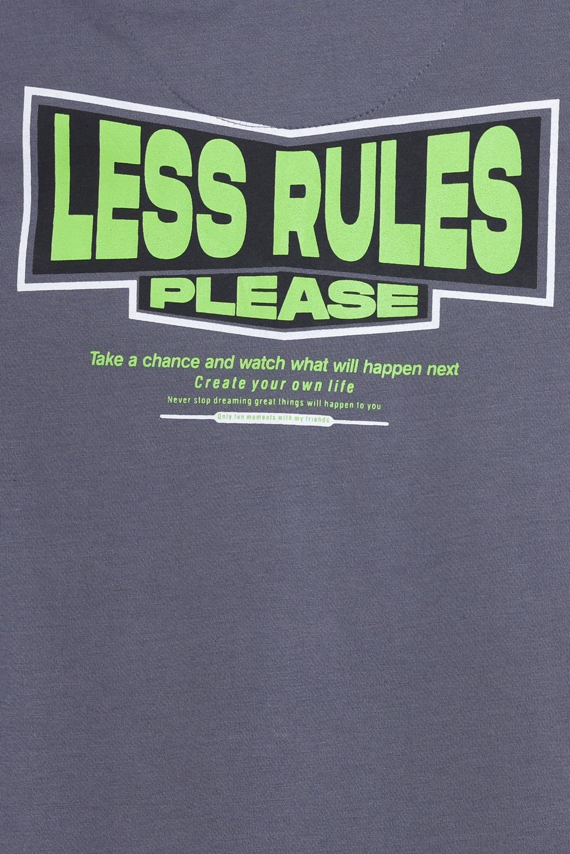 SLOGAN PRINT T-SHIRT