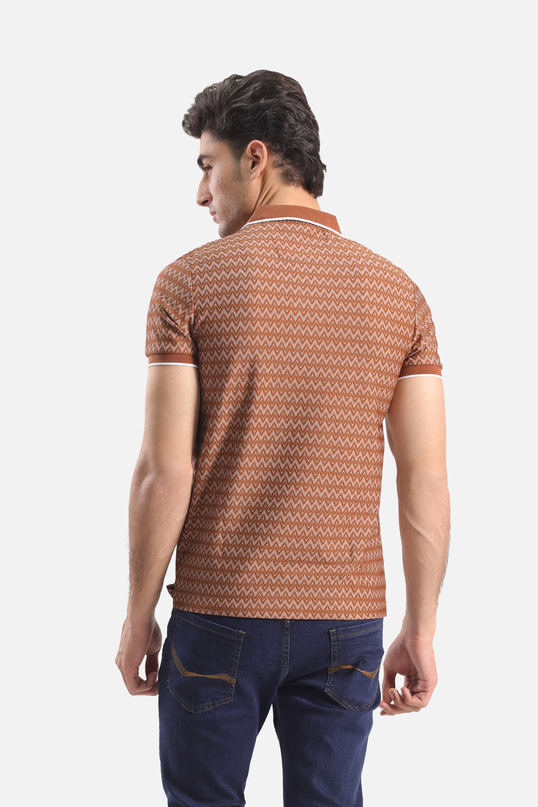 Zipper Polo Shirt