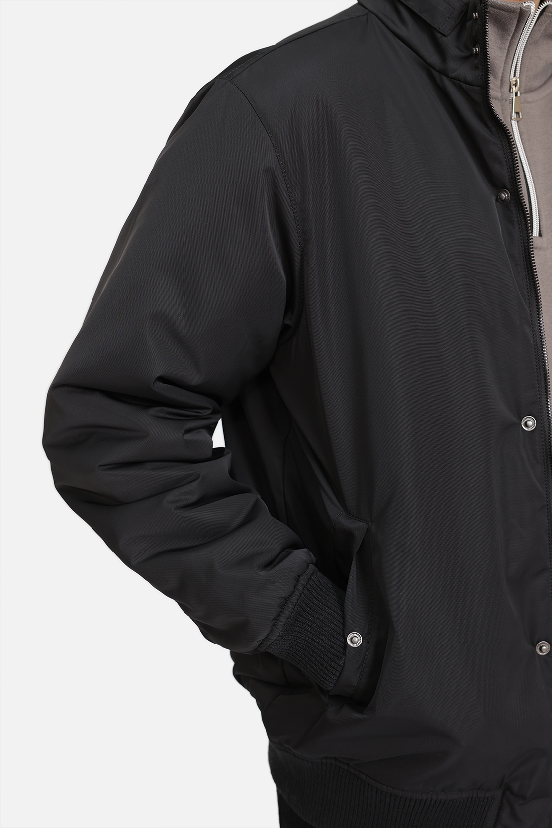 STAND COLLAR BOMBER JACKET