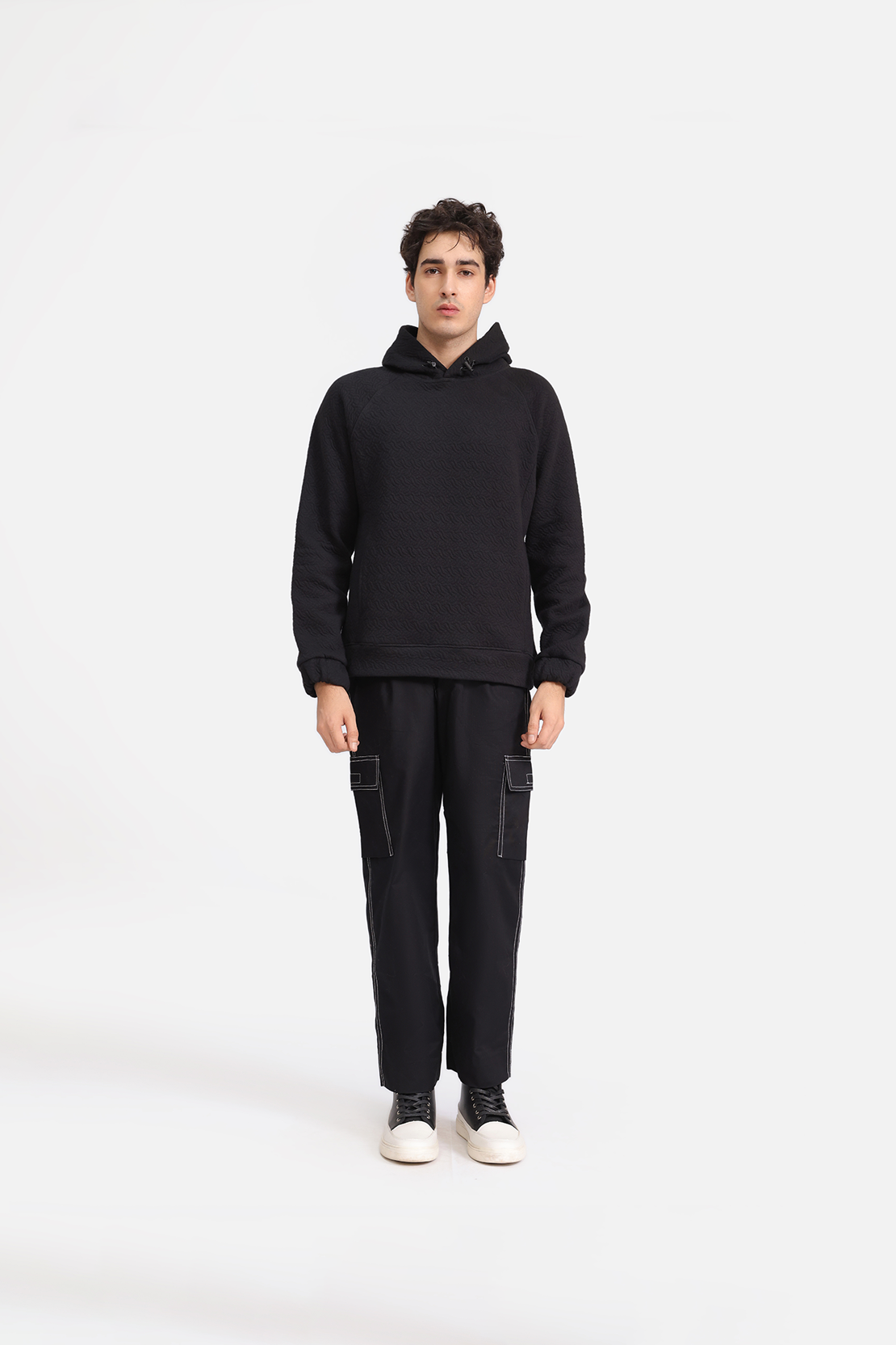 JAQUARD HOODIE