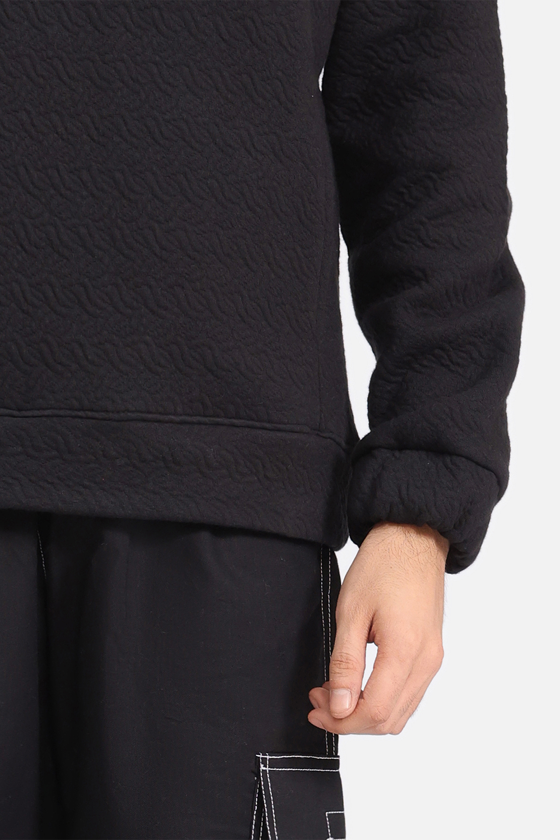 JAQUARD HOODIE
