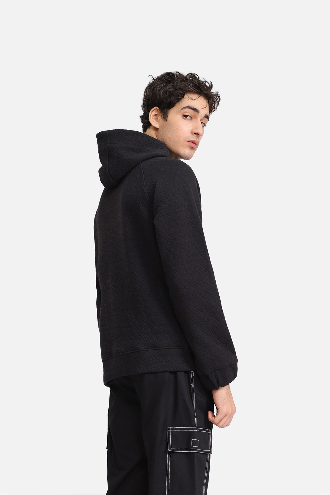 JAQUARD HOODIE