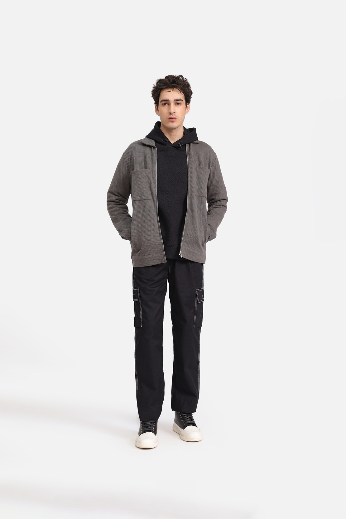JAQUARD SWEATSHIRT