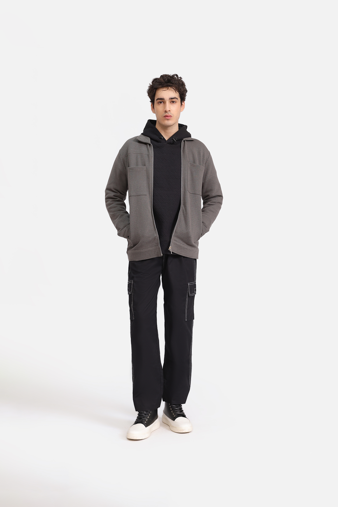 JAQUARD SWEATSHIRT
