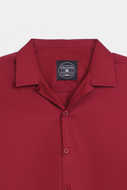 LONG-SLEEVE CUBAN SHIRT