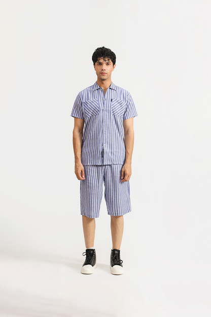 Striped Coord set Shorts