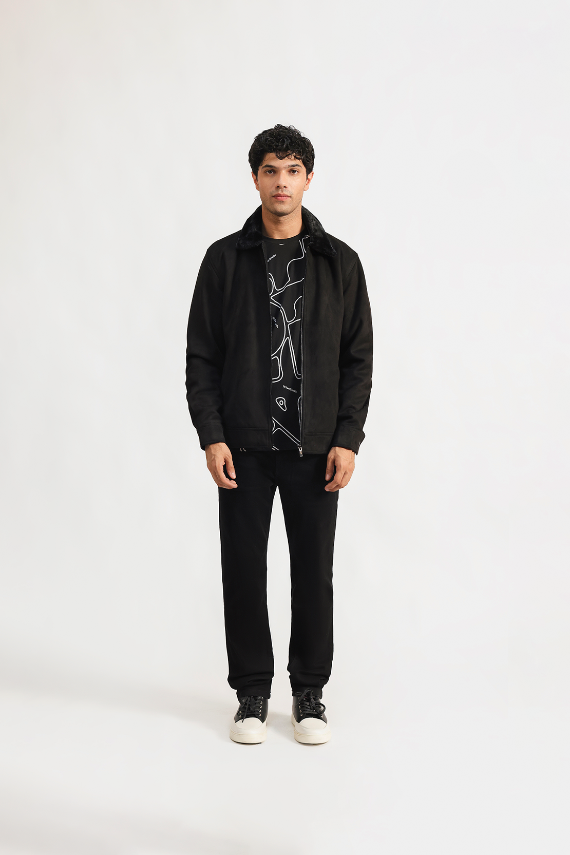 Teddy collar jacket