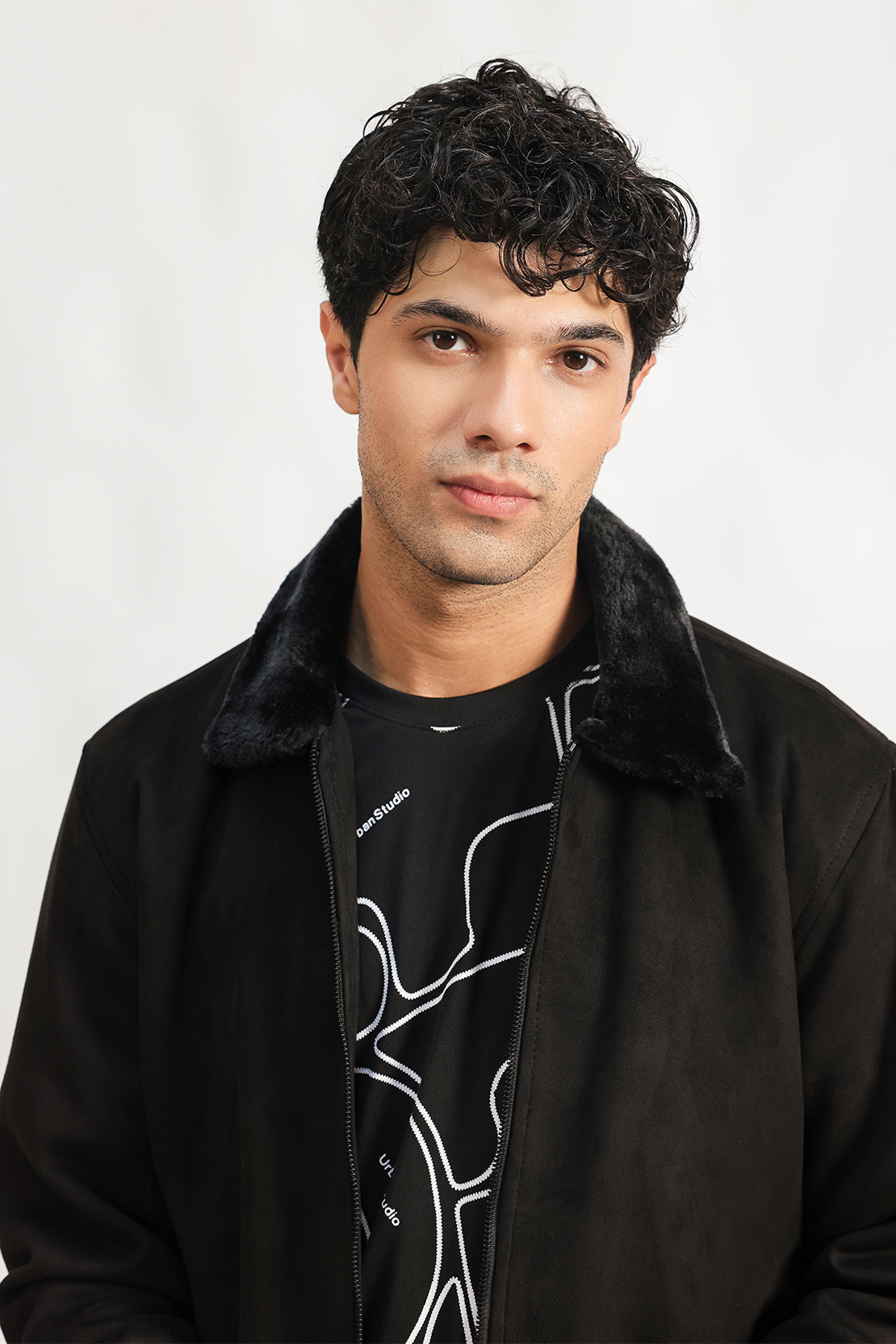 Teddy collar jacket