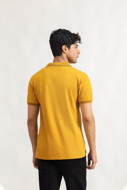 Cuban Collar Polo Shirt