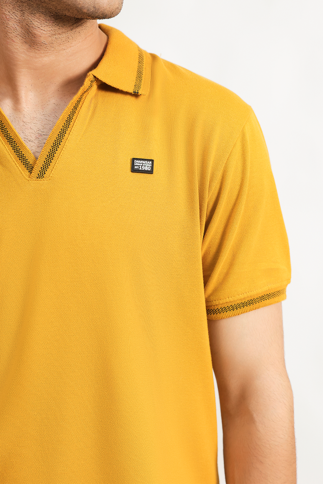 Cuban Collar Polo Shirt