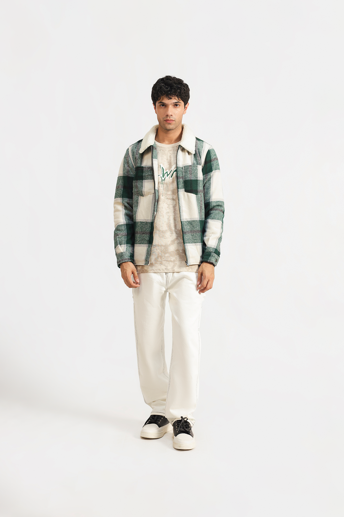 Teddy Collar shacket