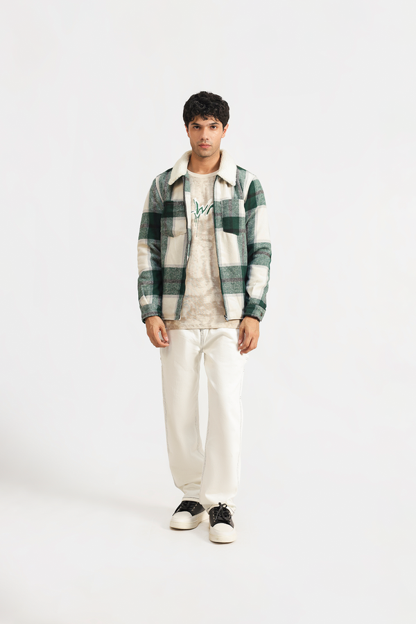 Teddy Collar shacket