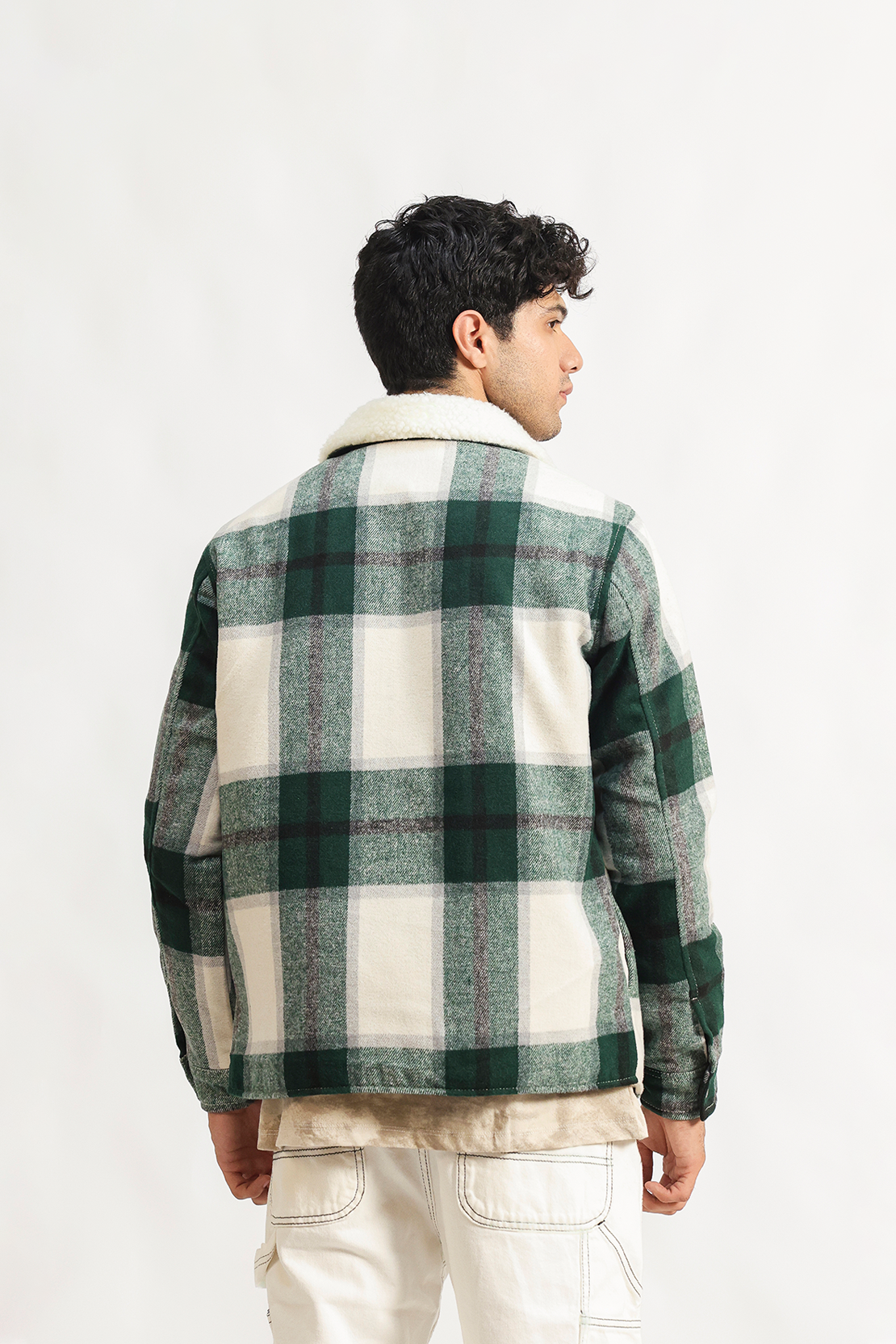 Teddy Collar shacket