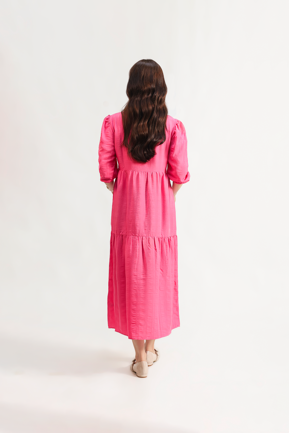 Tiered Midi Dress