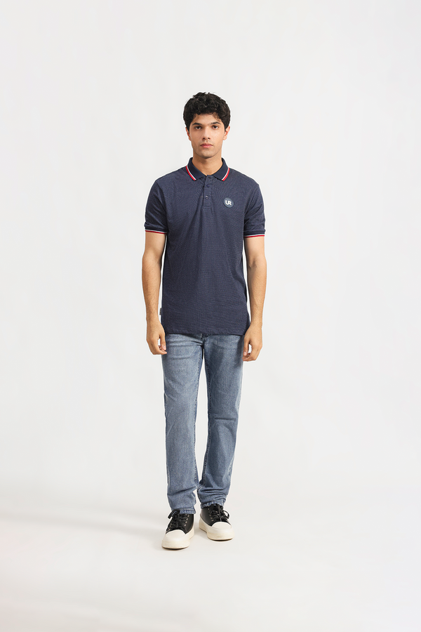 Tipped polo shirt
