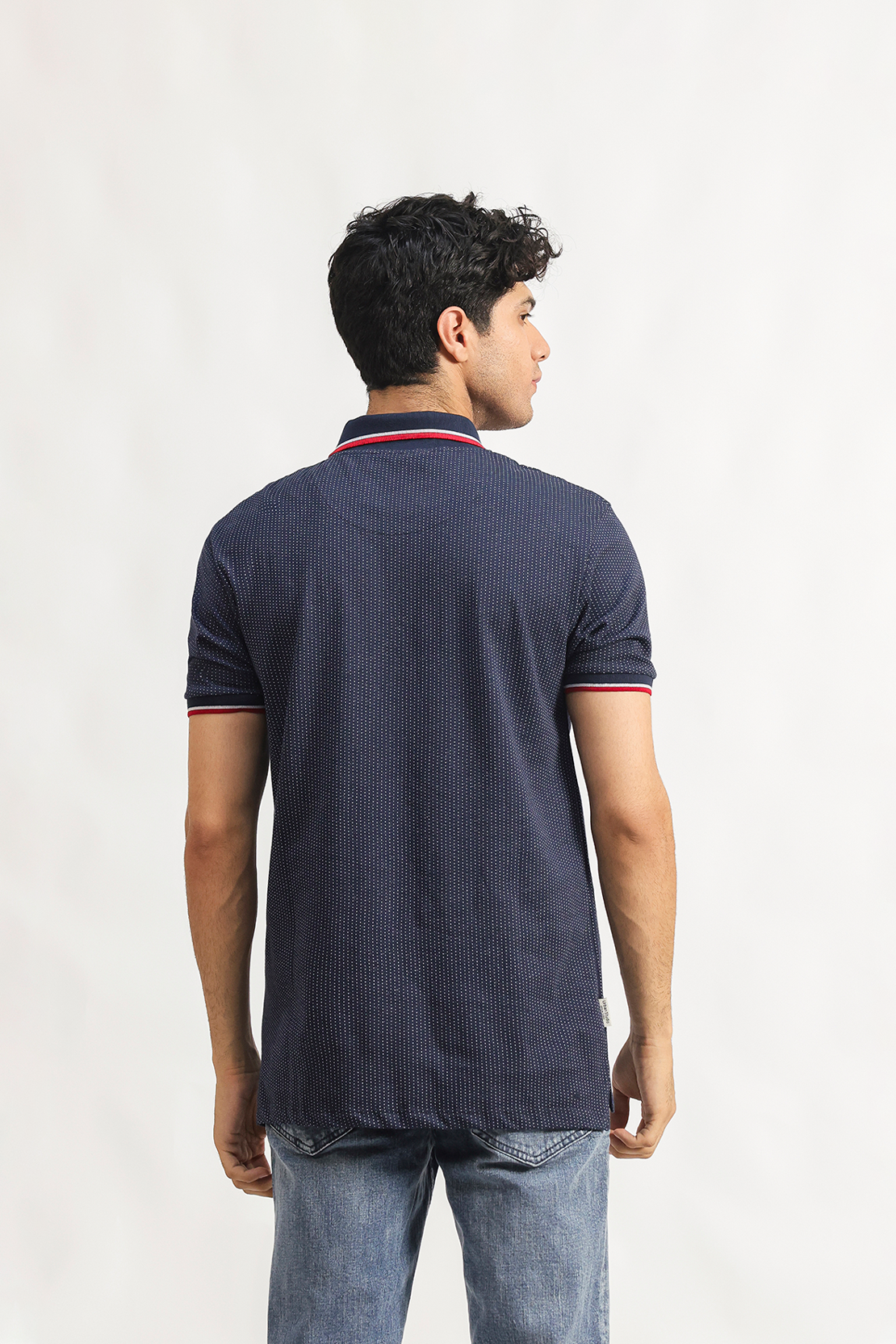 Tipped polo shirt