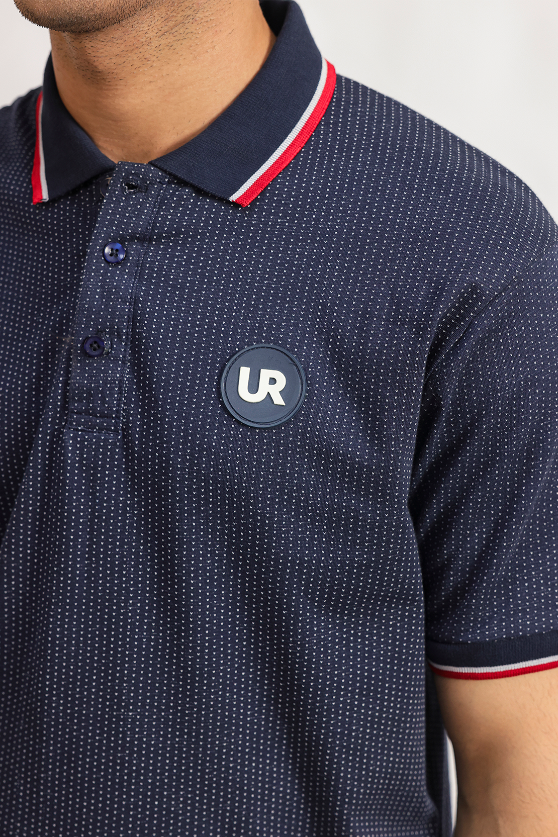 Tipped polo shirt
