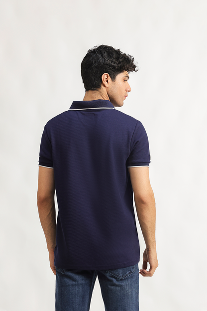 Cuban Collar Polo Shirt