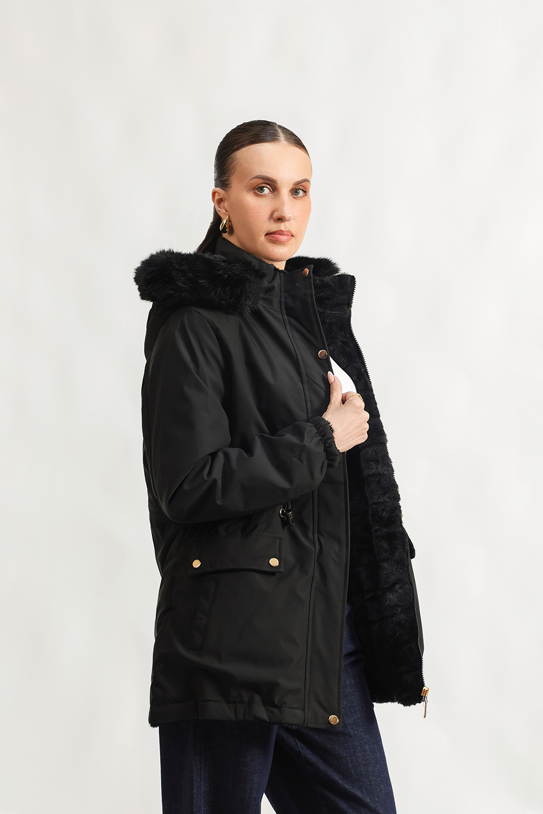 Fur-Lined Arctic jacket