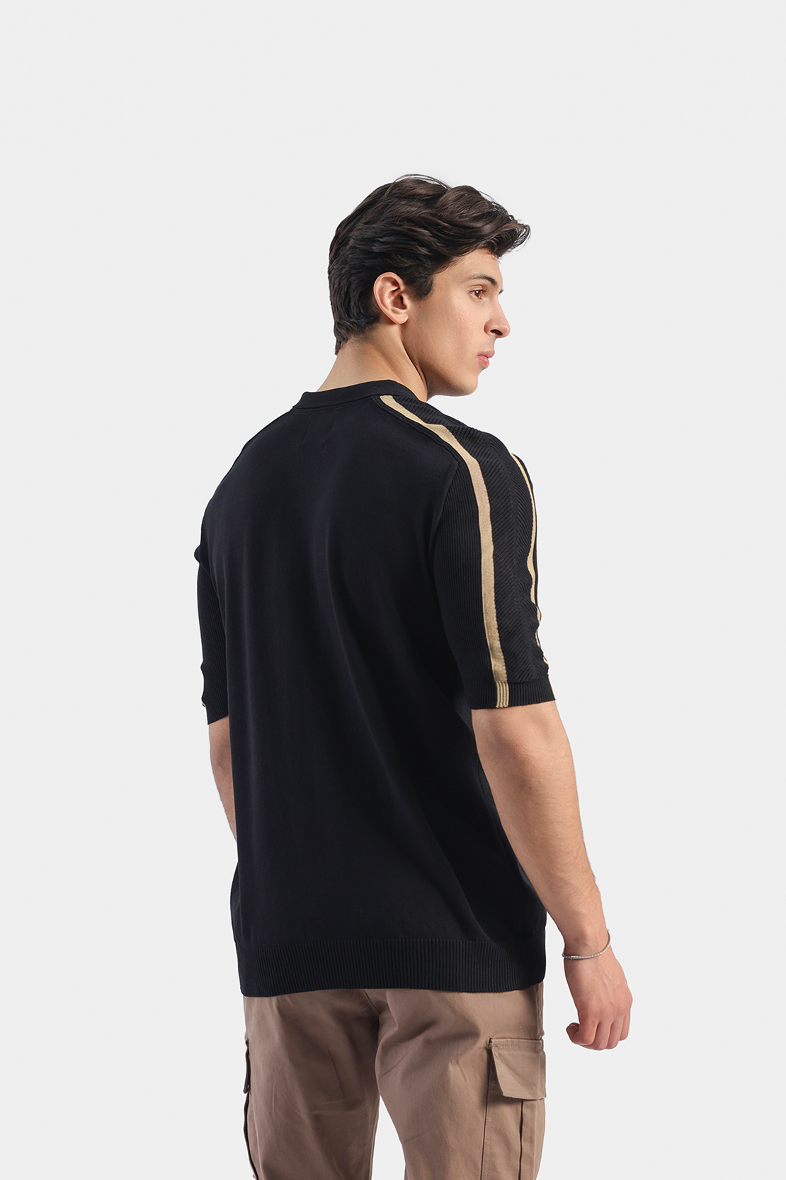 Half Zip Pique Polo
