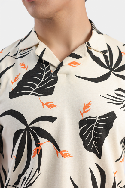 All-Over Printed Polo