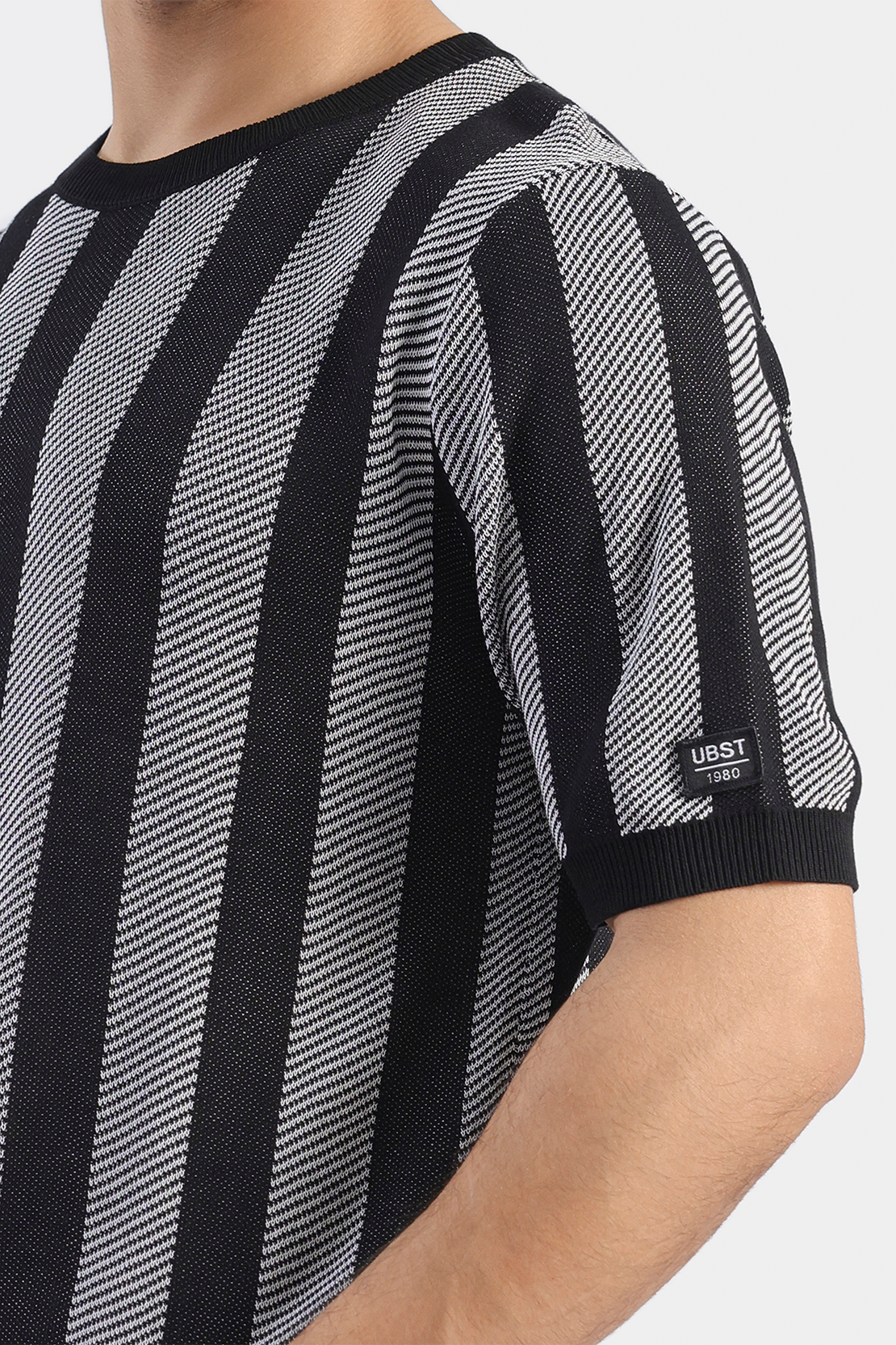 Striped Knit T-shirt