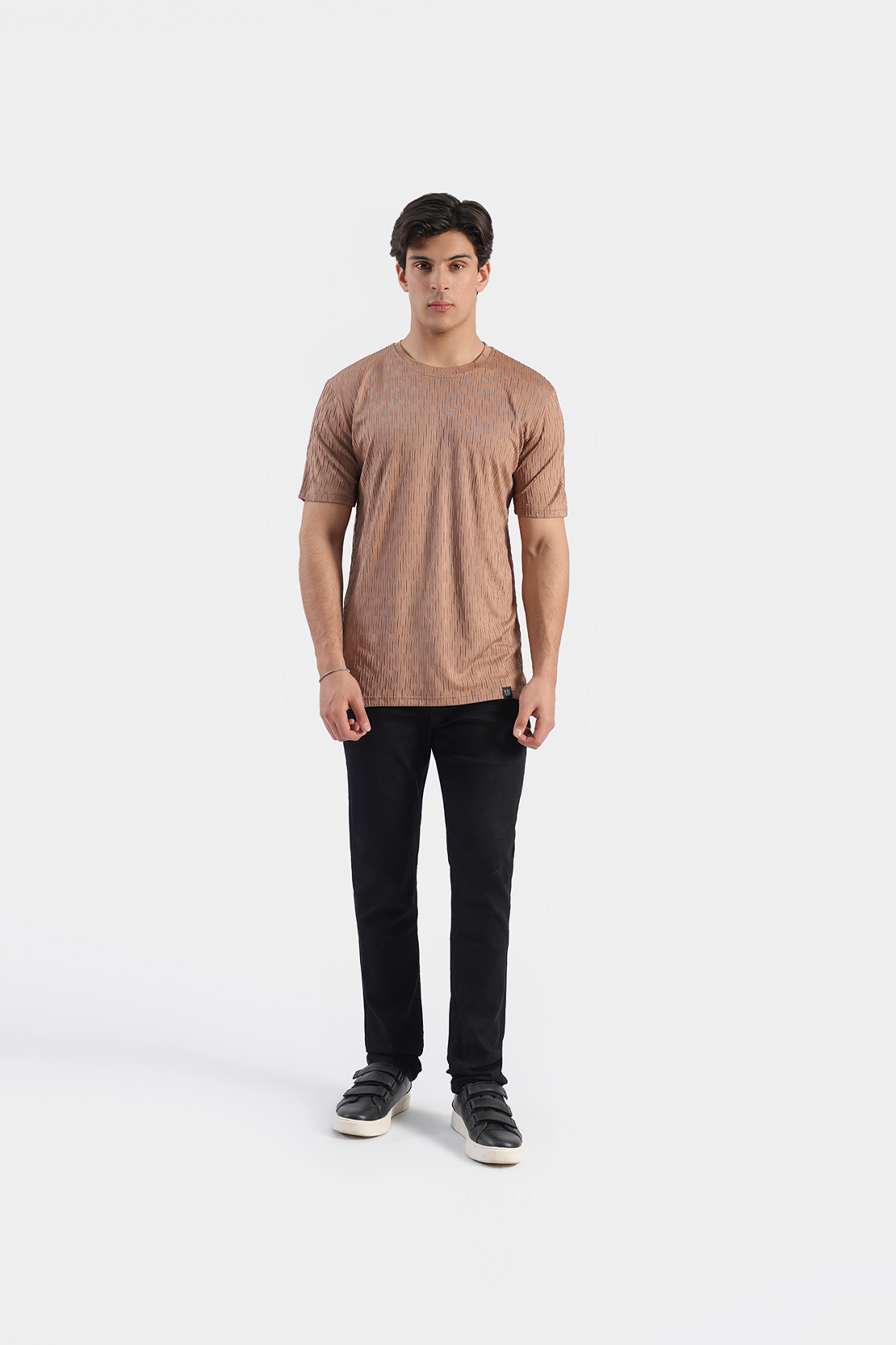 Textured Knitted T-shirt