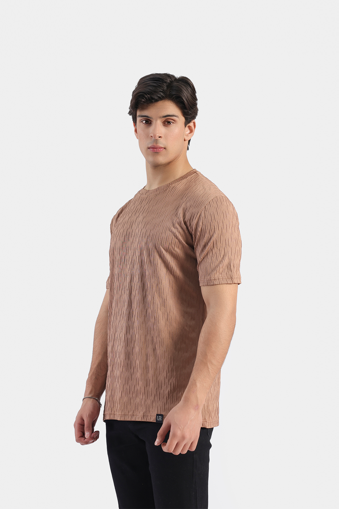 Textured Knitted T-shirt