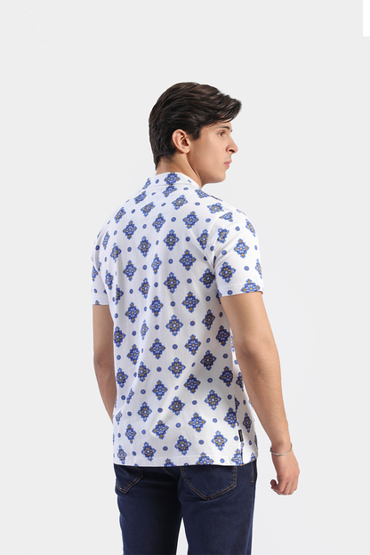 All-Over Printed Polo