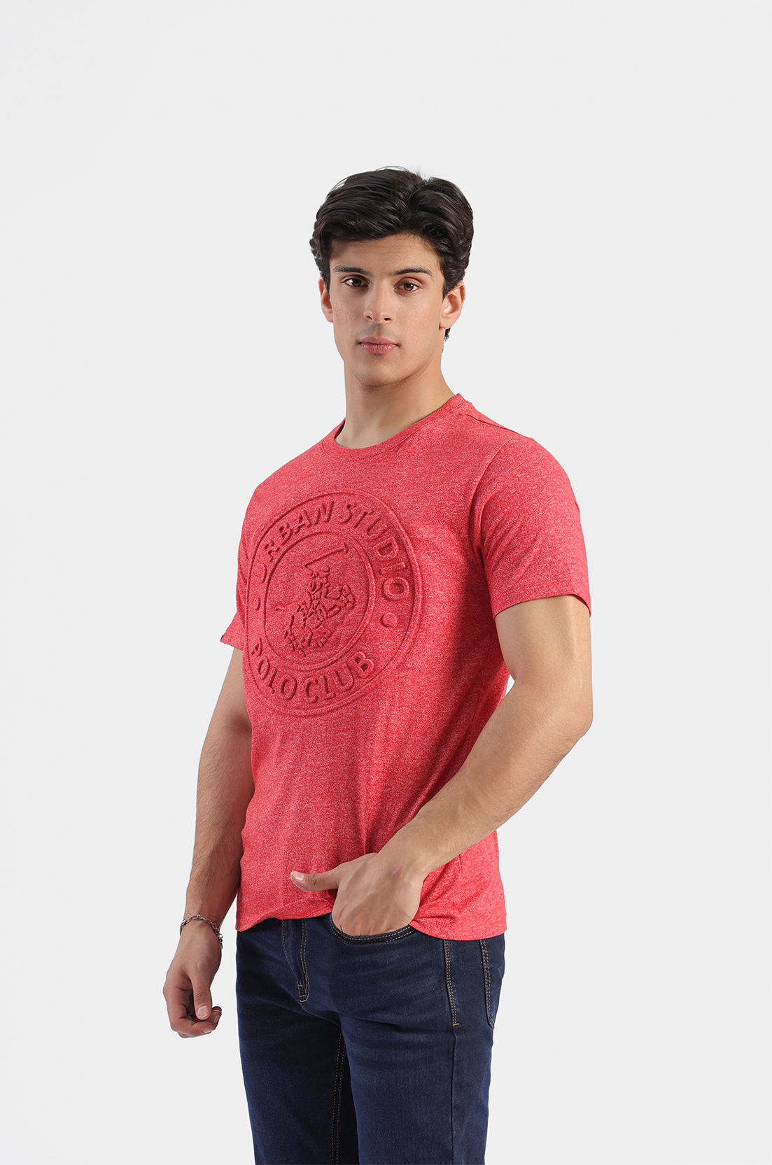 Embossed Slim T-Shirt
