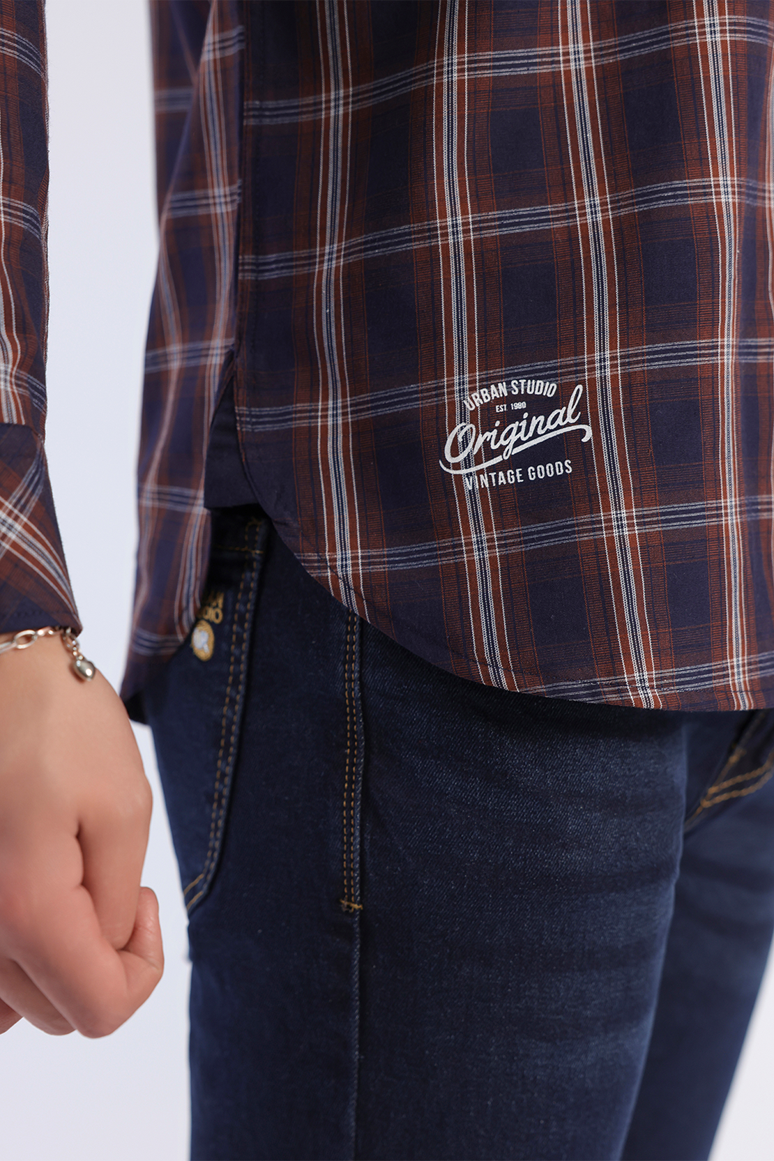 Double Pocket Checked Shirt