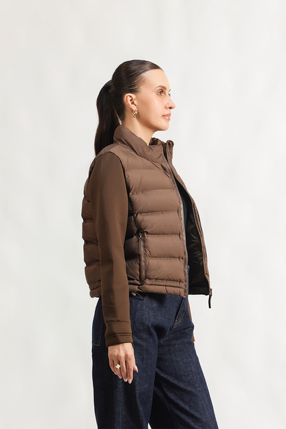 Chic Brown Puffer jacket