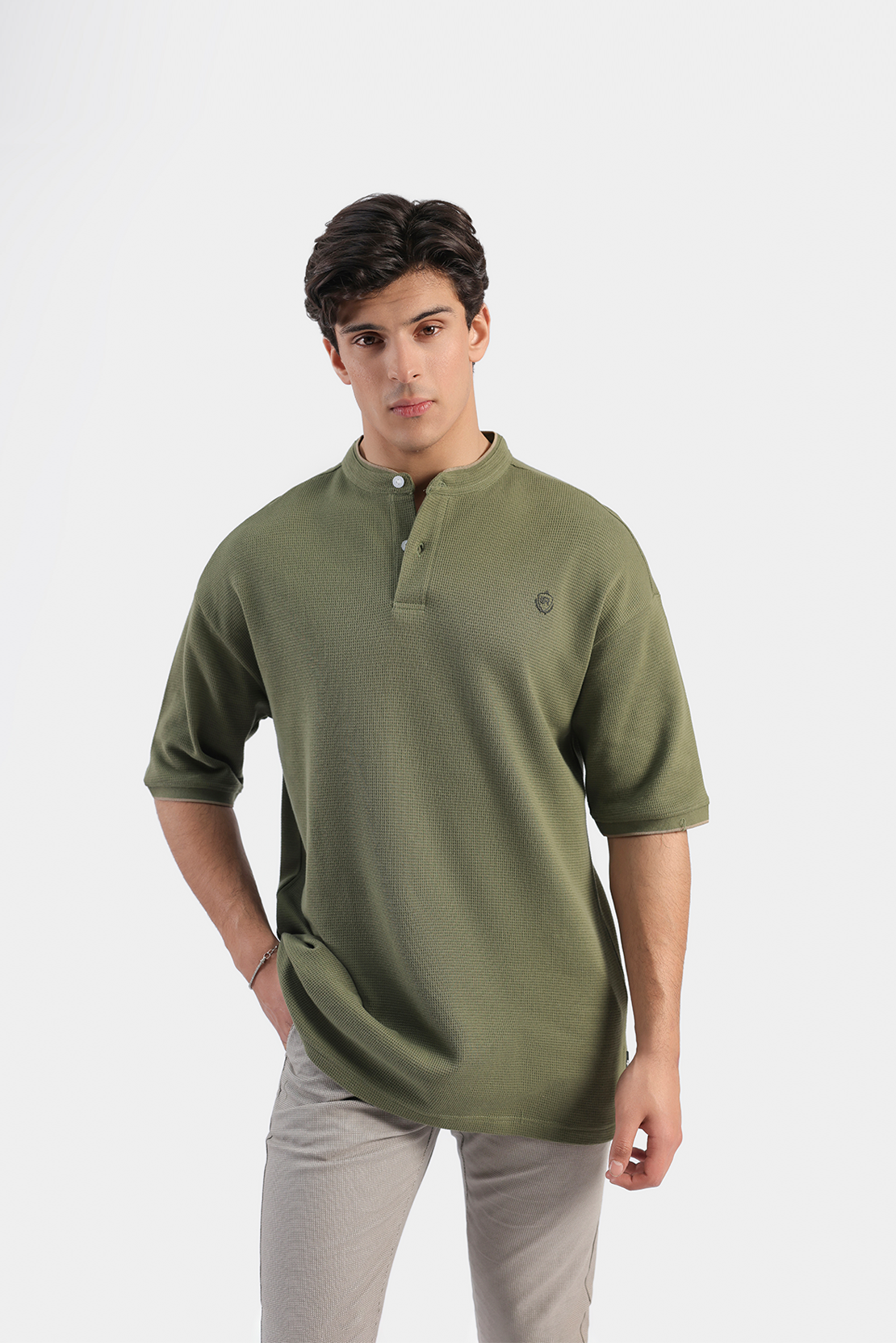 Henley Neck T-shirt