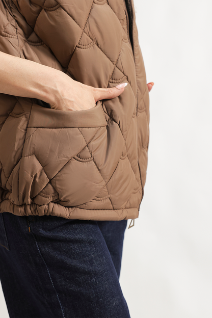 Quilted puffer gilet