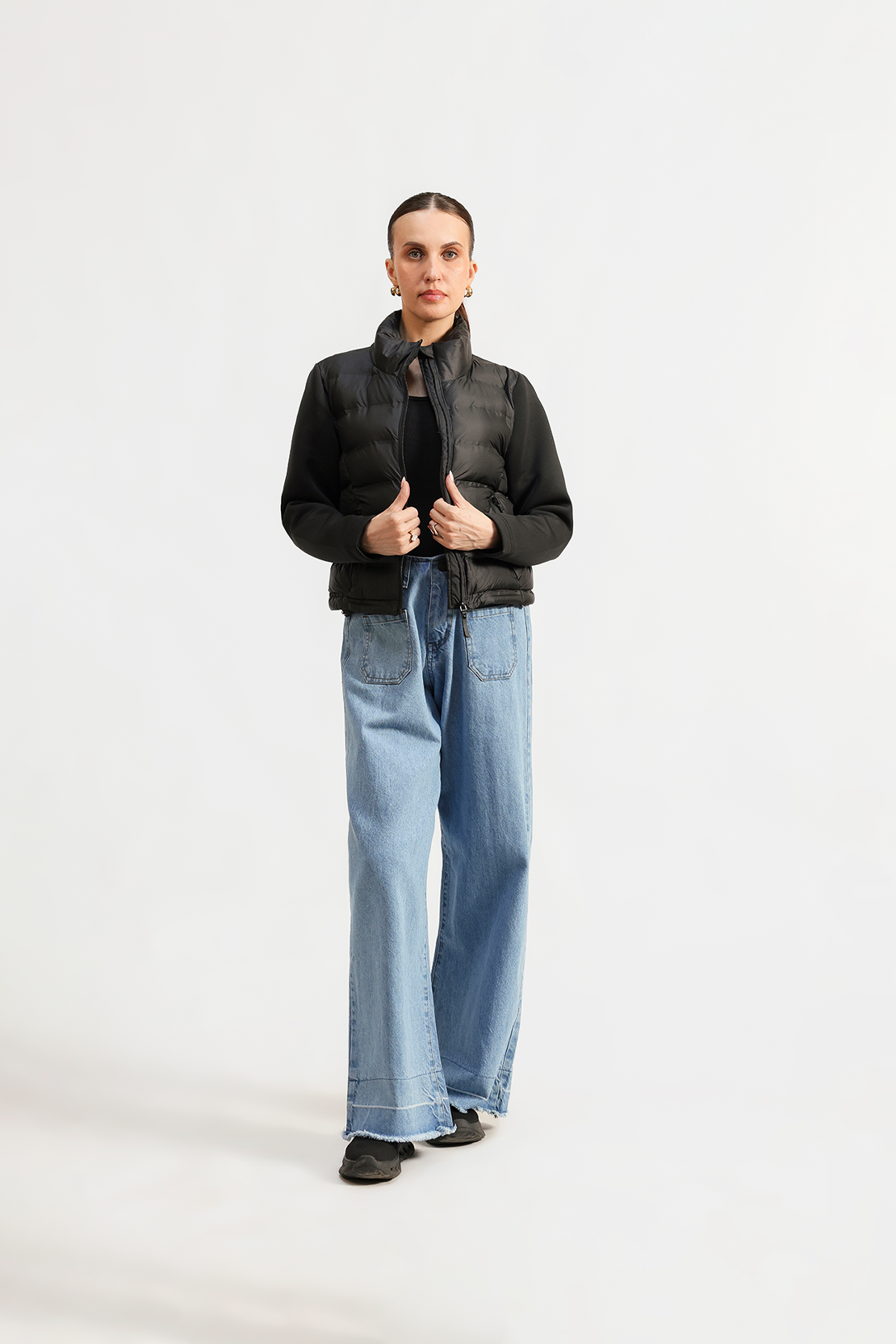 Chic black Puffer jacket