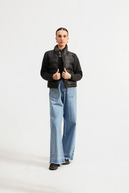 Chic black Puffer jacket