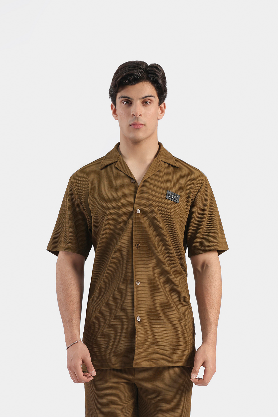MEN COORD SET CUBAN SHIRT