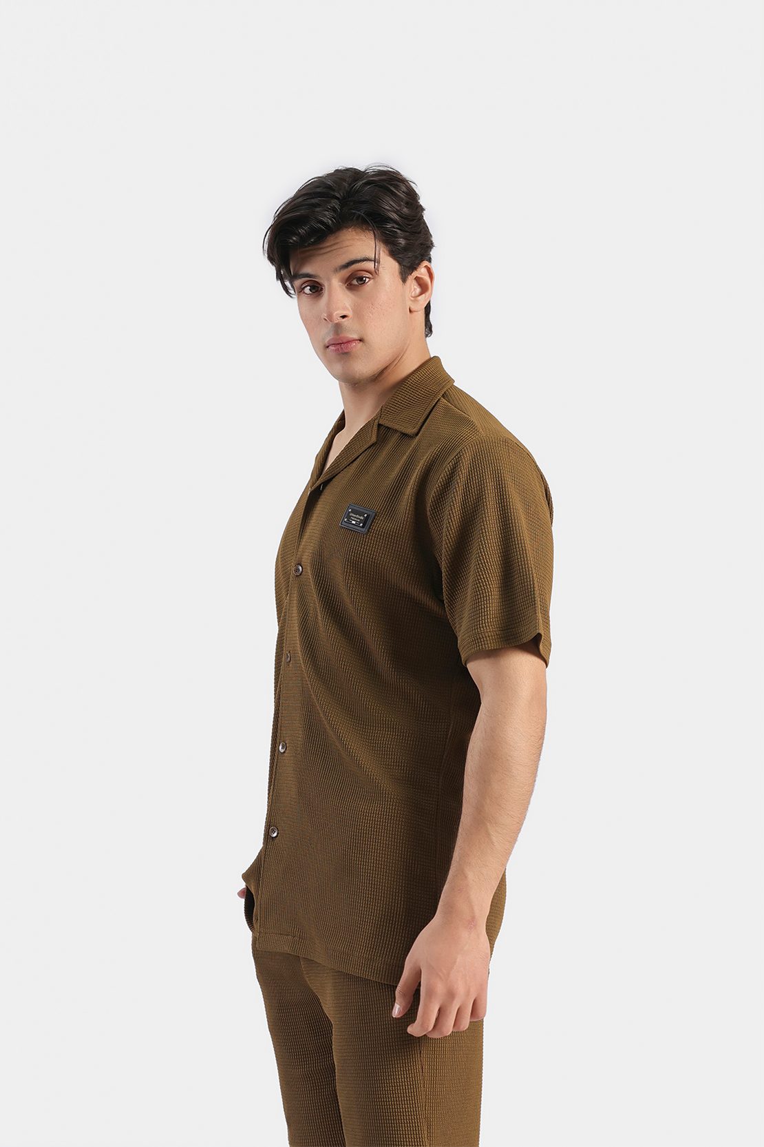 MEN COORD SET CUBAN SHIRT