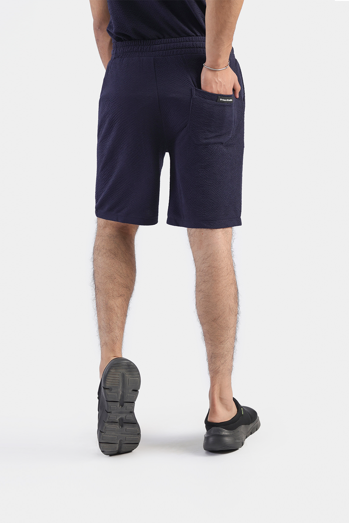 MEN COORD SET TEXTURED SHORTS