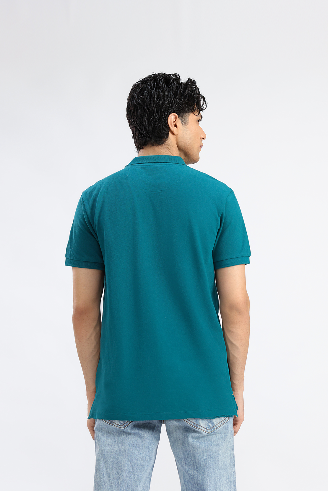 Modern Teal Polo