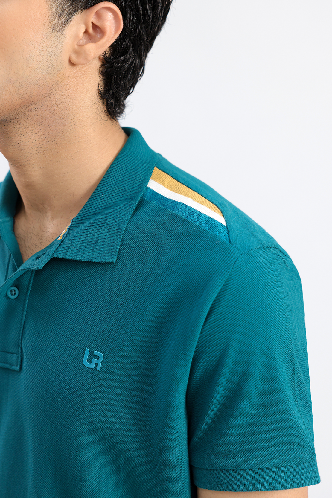 Modern Teal Polo