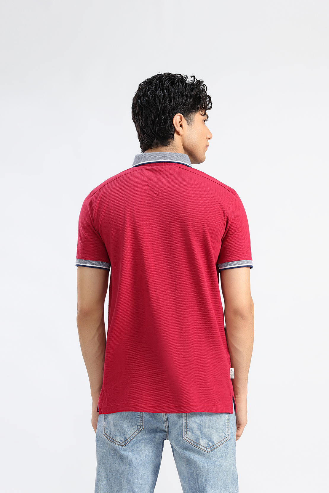 Waffle Knit Polo