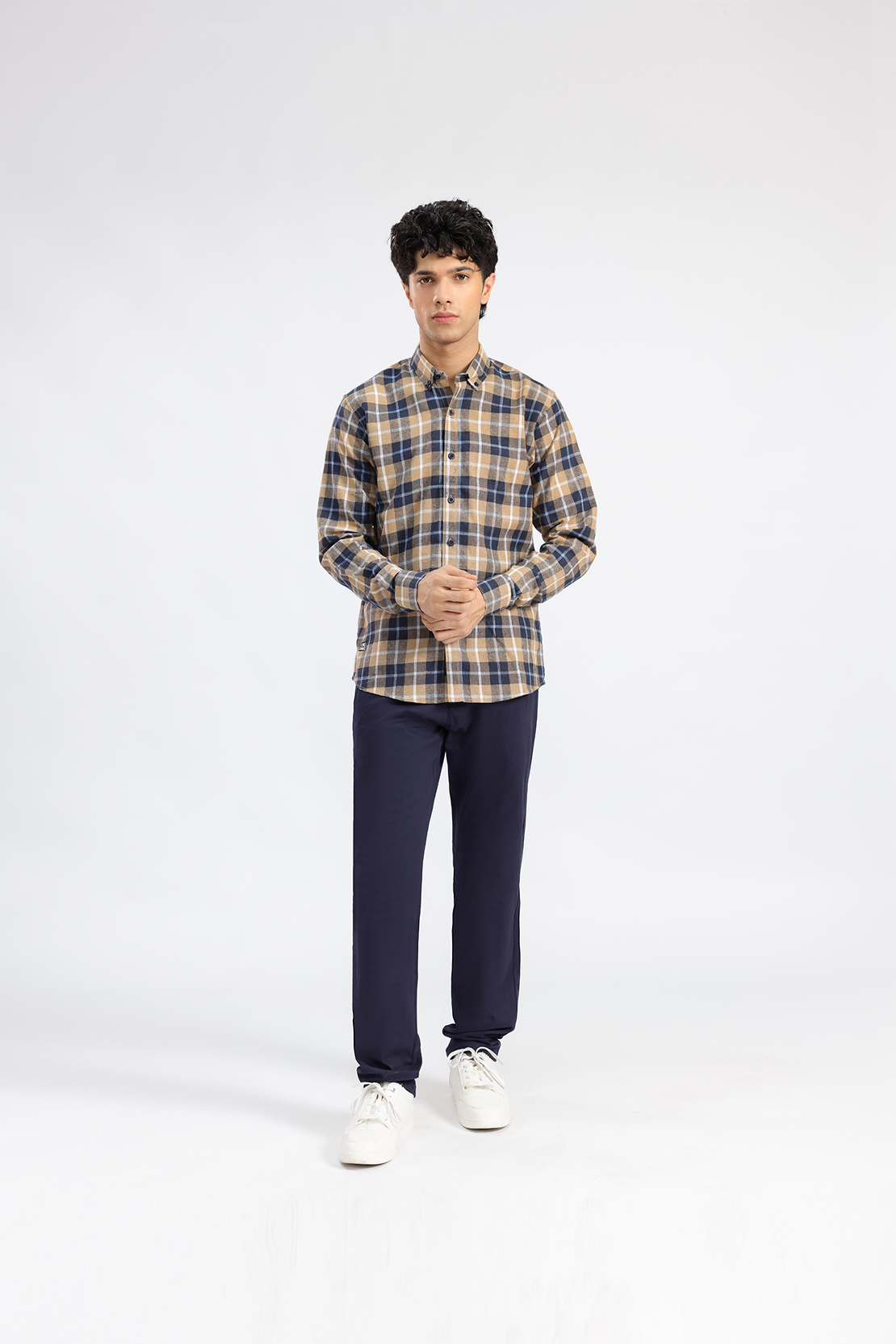 Textured Check Shirt