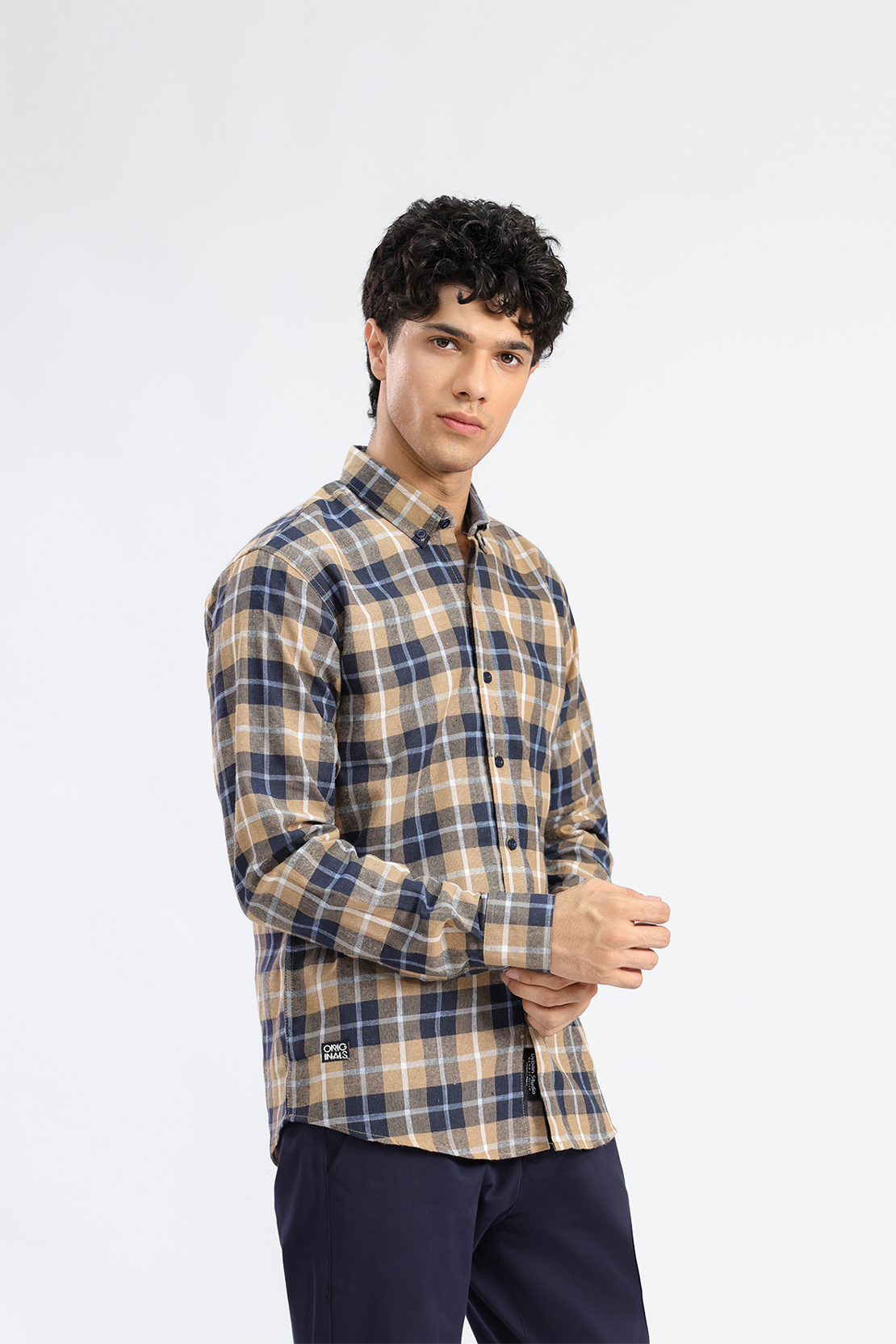 Textured Check Shirt