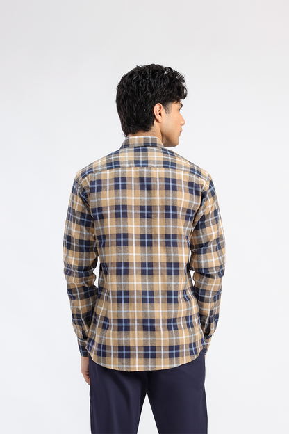 Textured Check Shirt